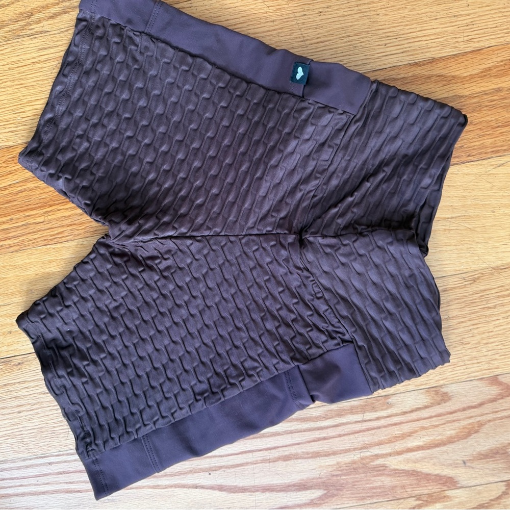Booty by Brabants Women's Brown Croco skin shorts